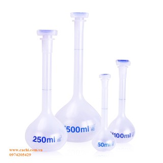 Bình định mức nhựa 100ml