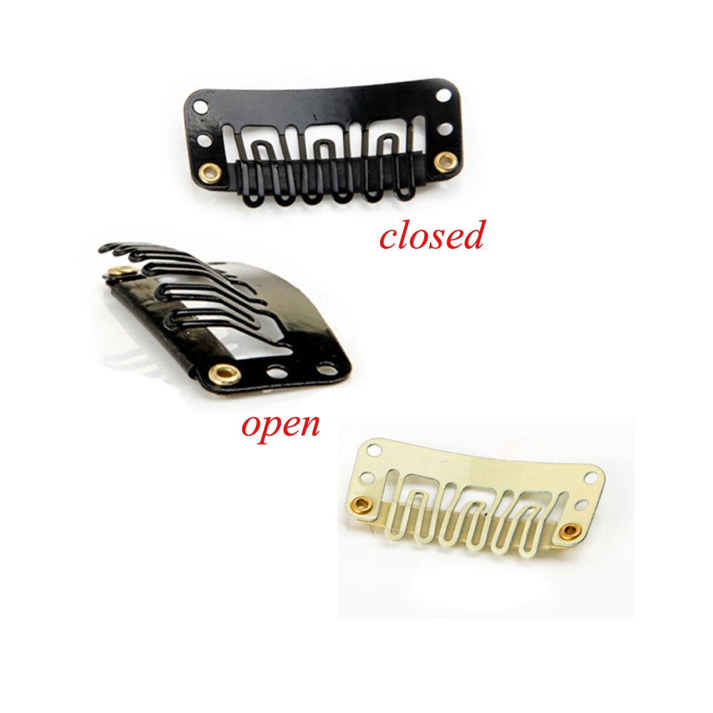 (Hàng Mới Về) Kẹp Tóc Giả Hình Chữ U Bằng Kim Loại Dành Cho Nữ