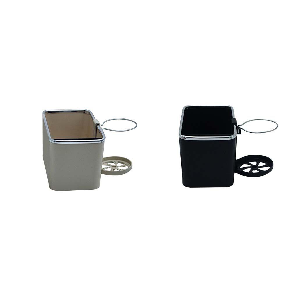 Hộp Đựng Cốc Nước / Đồ Dùng Bằng Nhựa 2 Trong 1 Gắn Chỗ Tỳ Tay Xe Hơi Tiện Dụng Ốp