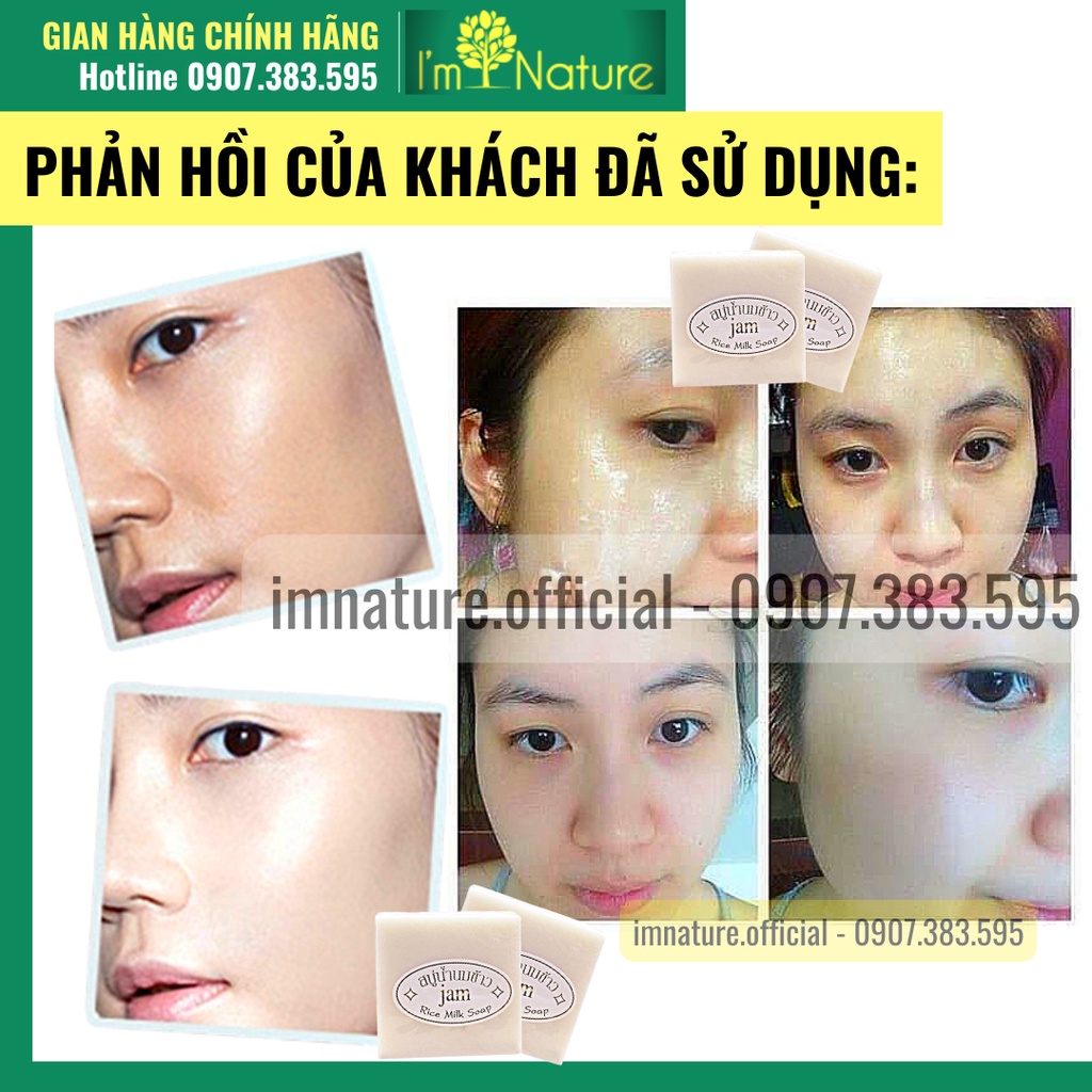 Xà Phòng Cám Gạo Cao Cấp Sáng Da Ngừa Mụn Cho Mặt Và Body