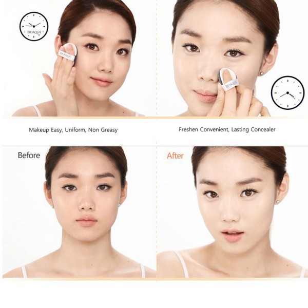 [Hàng mới về] Kem BB trang điểm dạng cushion che khuyết điểm cho da không tì vết BIOAQUA | BigBuy360 - bigbuy360.vn