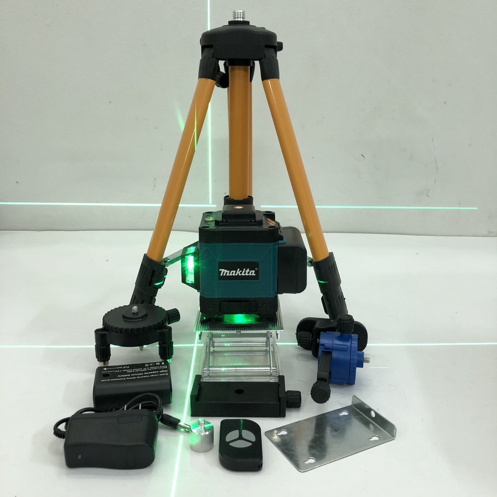 Máy Bắn Cốt Máy Cân Bằng Laze Cân Bằng Mực Nước Makita 12 Tia Xanh - Hàng Chính Hãng Cao Cấp Kèm Phụ Kiện.