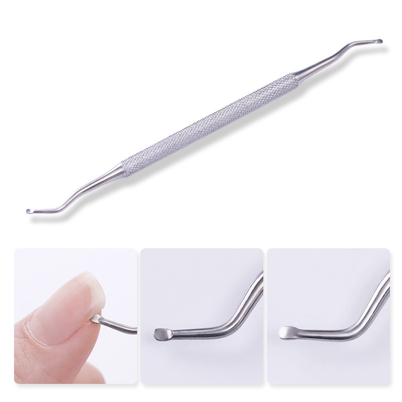 Dụng Cụ Dũa Móng Chân Hai Đầu Bằng Thép Không Gỉ Chuyên Nghiệp