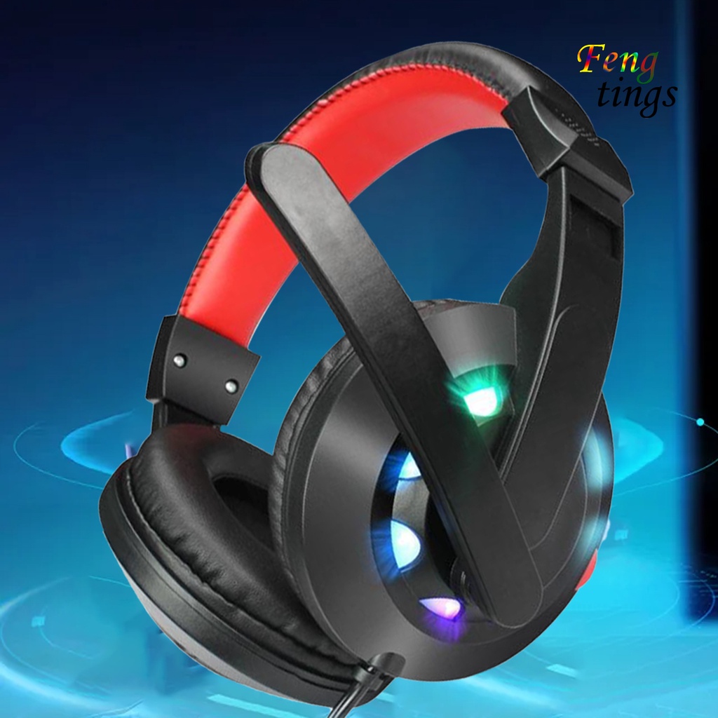 【FT】A65 Headphone Wired Luminous Mini Gaming Headphone for Computer