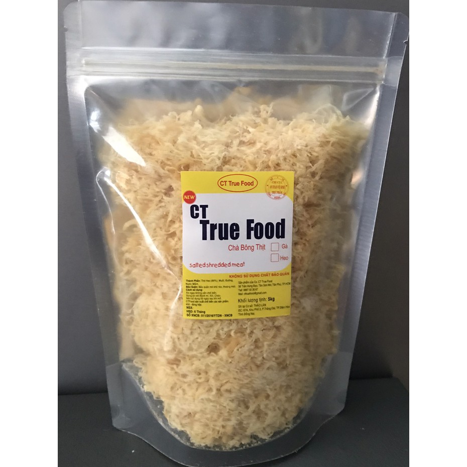 Ruốc gà làm bánh - Chà bông gà đặc sản Sài Gòn / CT True Food - Túi 5 Kg