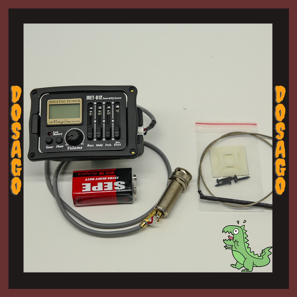 CHÍNH HÃNG EQ guitar Met B12 cho đàn Acoustic, Classic
