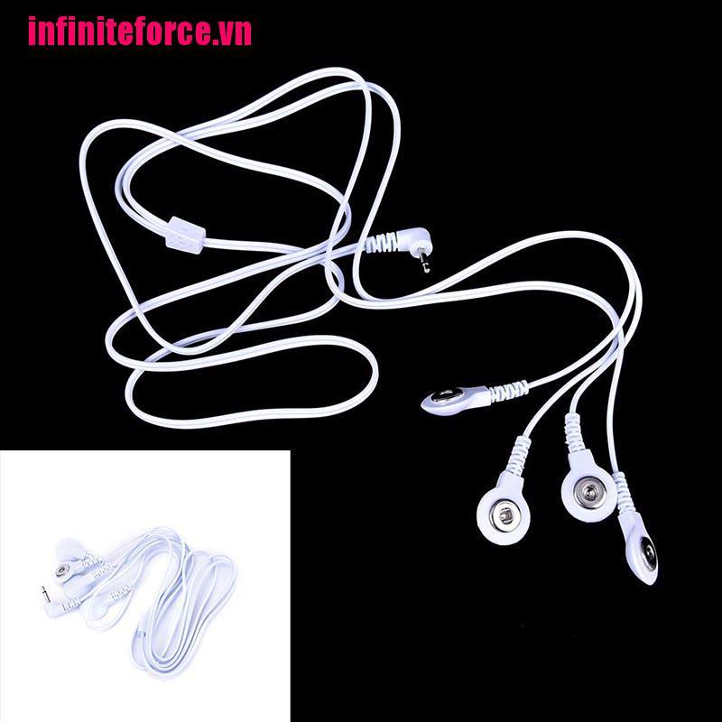 (Hàng Mới Về) Dây Điện Kết Nối Mát Xa Cải Thiện Sức Khỏe 2.5mm 2.5mm 4 Trong 1 Tiện Lợi