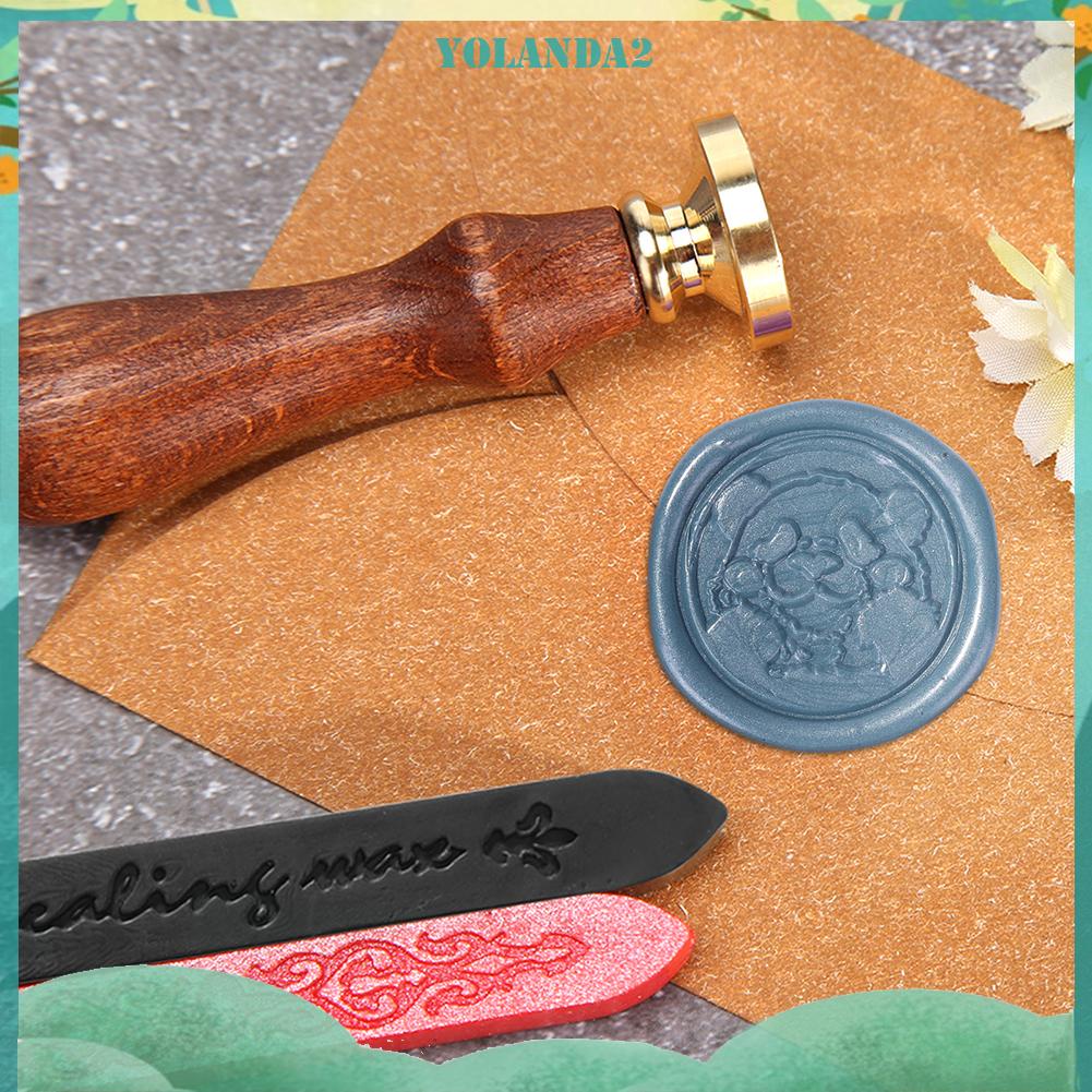 Đầu con dấu sáp niêm phong bì thư hình động vật bằng đồng