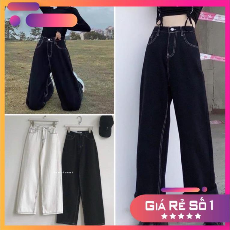 Quần Kaki Chỉ Nổi Form Rộng-Cullotes Dáng Suông Unisex Phong Cách Ullzang Hàn Quốc( Hàng Sẵn, Ảnh Thật)