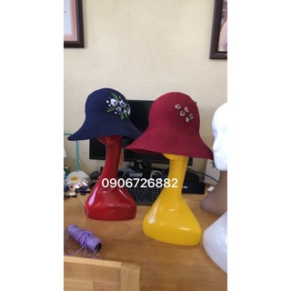 Đầu manocanh đội nón,tóc cao cấp