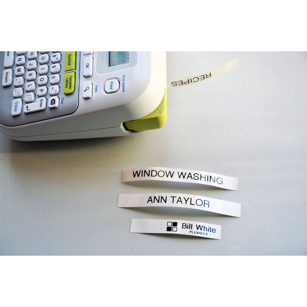 Máy in tem nhãn  Brother P-touch D210, máy in tem nhãn dán cầm tay, để bàn, nhỏ gọn, bàn phím tiện lợi