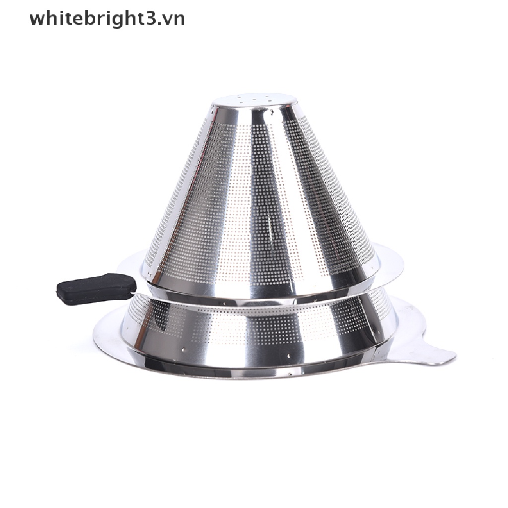 Set 3 Dụng Cụ Lọc Cà Phê Bằng Inox Có Thể Tái Sử Dụng