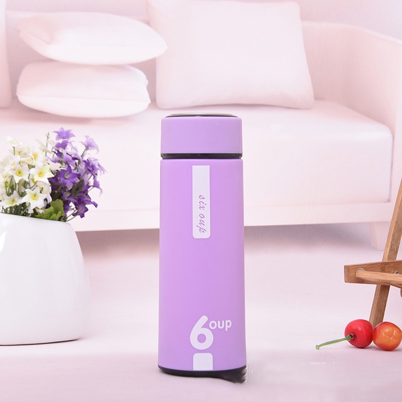 Bình giữ nhiệt 6oup lõi thủy tinh, 2 lớp tiện lợi 450ml bảo hành 6 tháng lỗi 1 đổi 1 trong 7 ngày đầu