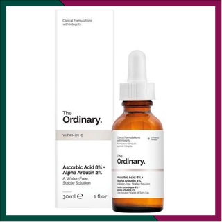 Serum sáng da vitamin c - ascorbic acid 8% + alpha arbutin 2% - the ordinary. authentic1989
