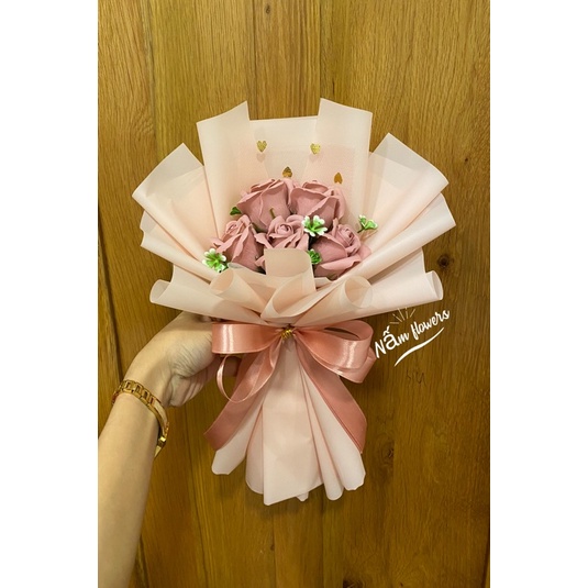 Bó hoa sáp 5 bông xinh xắn