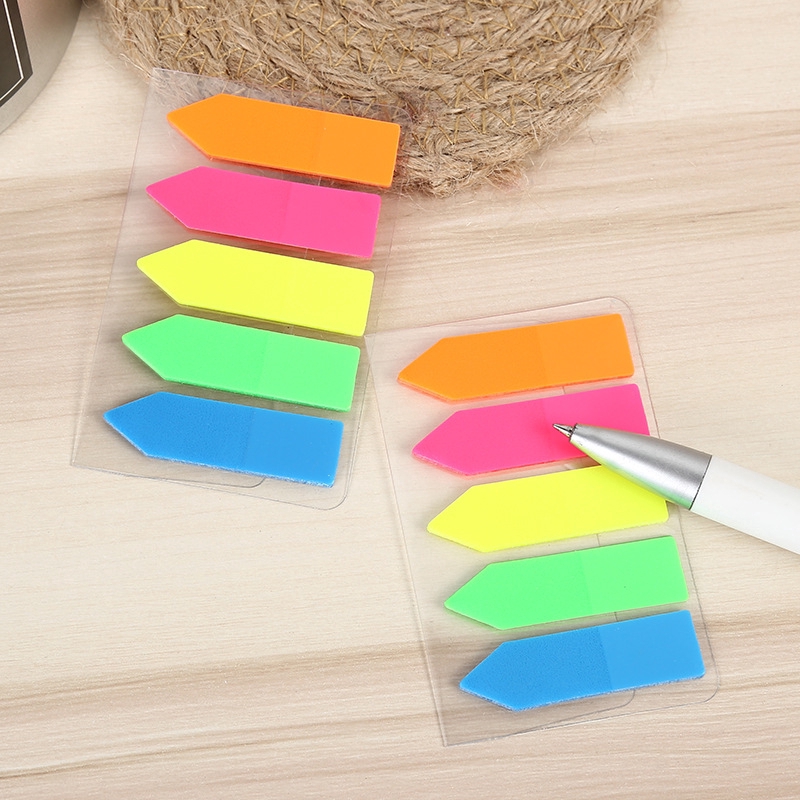 Set 5 giấy ghi chú màu sắc ngọt ngào tiện dụng