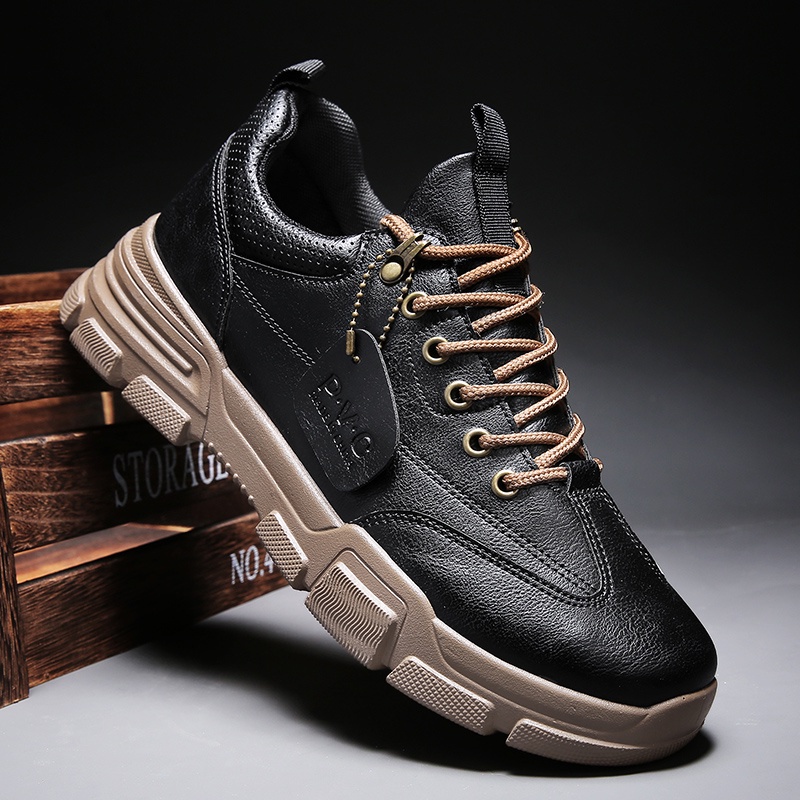 giày nam giày boot nam giày nam cao cổ boots giày cao cổ Chelsea boots Giày Bốt Da Thời Trang Dành Cho Nam | BigBuy360 - bigbuy360.vn