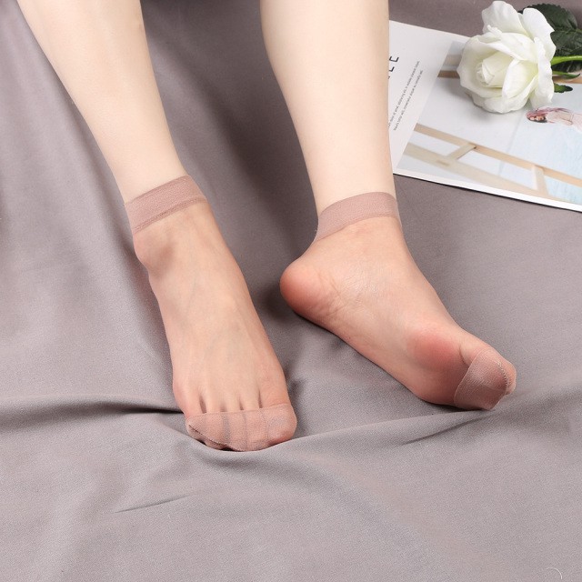 [Mã FAMARAL1 giảm 10K đơn 50K] Tất da tất ngắn nylong siêu dai wado có 2 màu lựa chọn