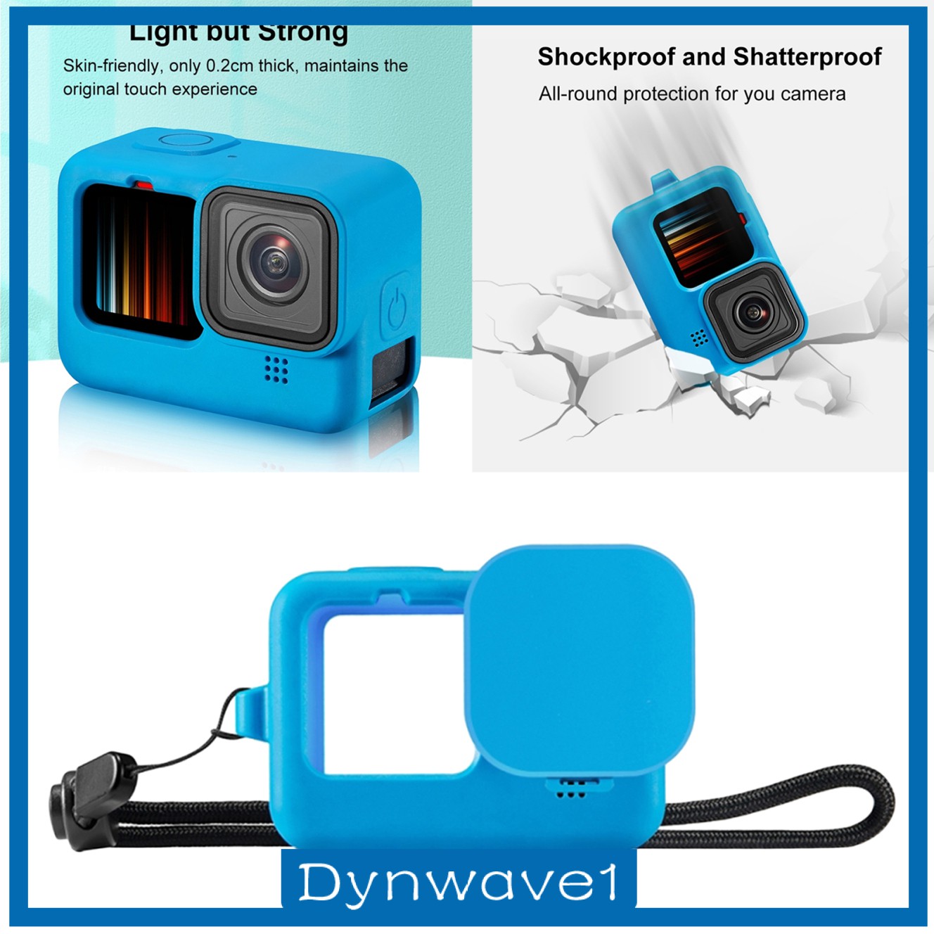 Vỏ Silicone Bảo Vệ Camera Hành Trình Gopro Hero9 Dynwave1 | BigBuy360 - bigbuy360.vn