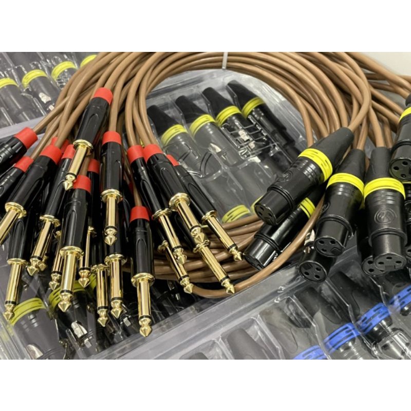 Dây canon cái ra 6ly dây bãi jack chân đồng