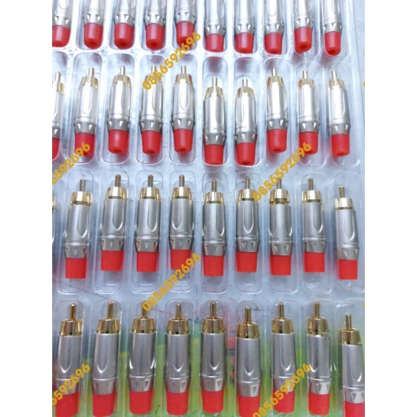 Đầu jack cắm bông sen av, bộ 10 chiếc