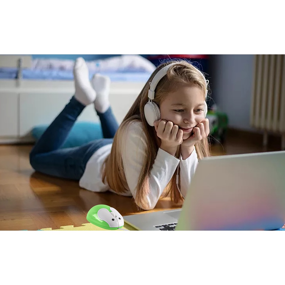 Chuột Máy Tính Có Dây Hình Thỏ 3D 1600 DPI Dễ Thương