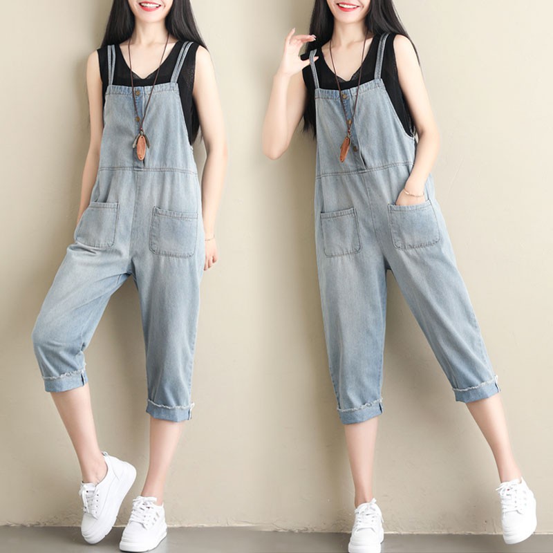 H210 yếm bò big size kiểu dáng năng động cá tính