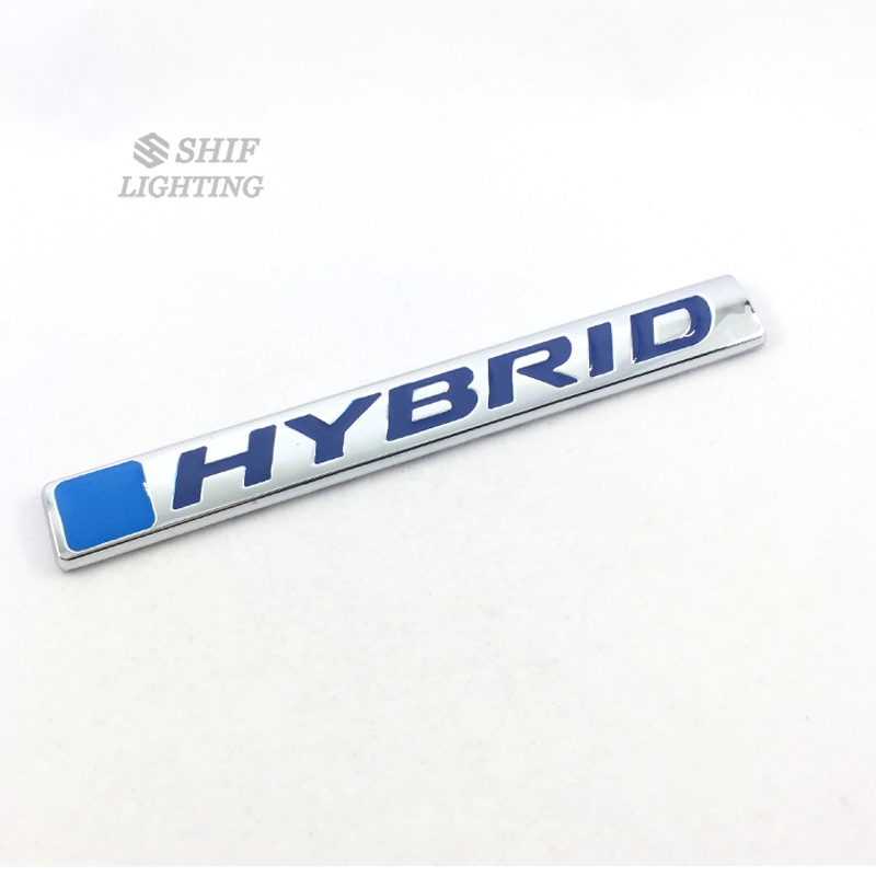 Miếng dán logo chữ  &quot;Hybrid&quot; cho xe hơi Toyota