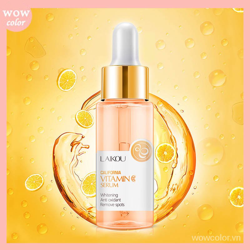 [Hàng mới về] Serum Laikou California Vitamin C dưỡng ẩm làm sáng da mềm mịn dễ hấp thụ