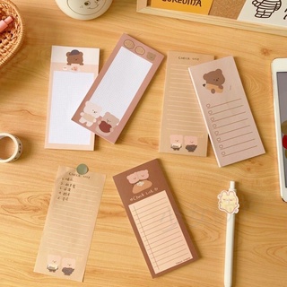 Giấy note 50 tờ hình gấu cute