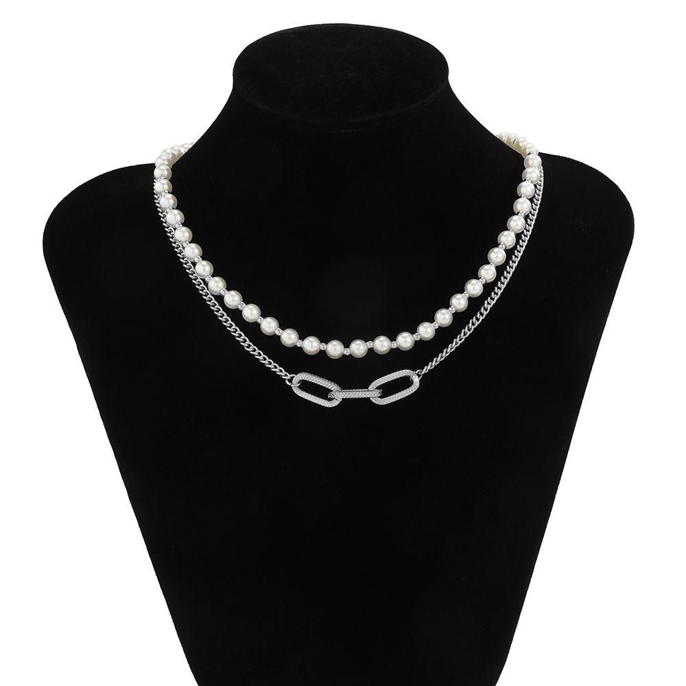 Vòng cổ Choker Kim Loại Đơn Giản Cá Tính Phong Cách Hàn Quốc Cho Nam Nữ