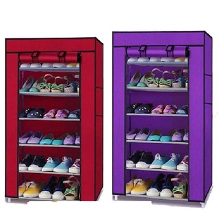 KỆ VẢI ĐỂ GIÀY DÉP 6 TẦNG 6 NGĂN