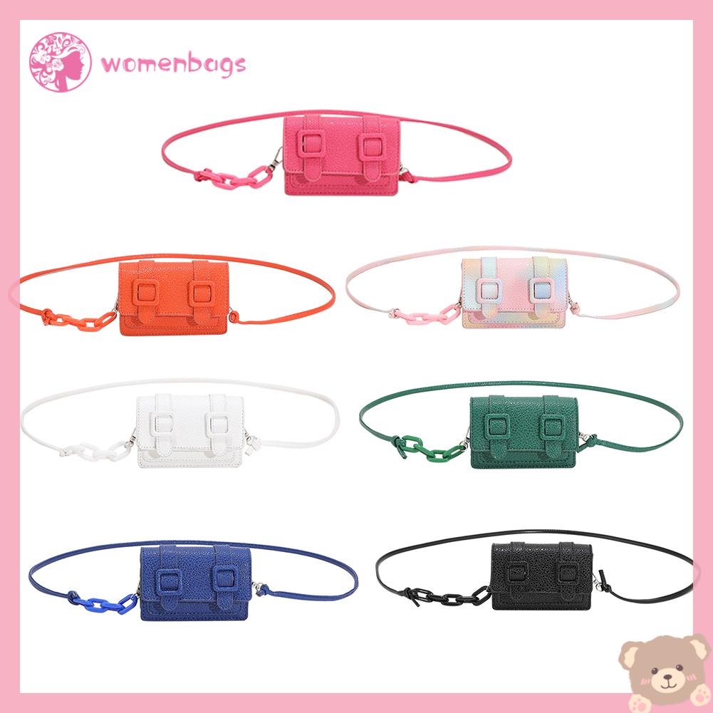 ✿ Wb ✿ Túi Đeo Chéo Da Mini Thời Trang Cho Nữ✿