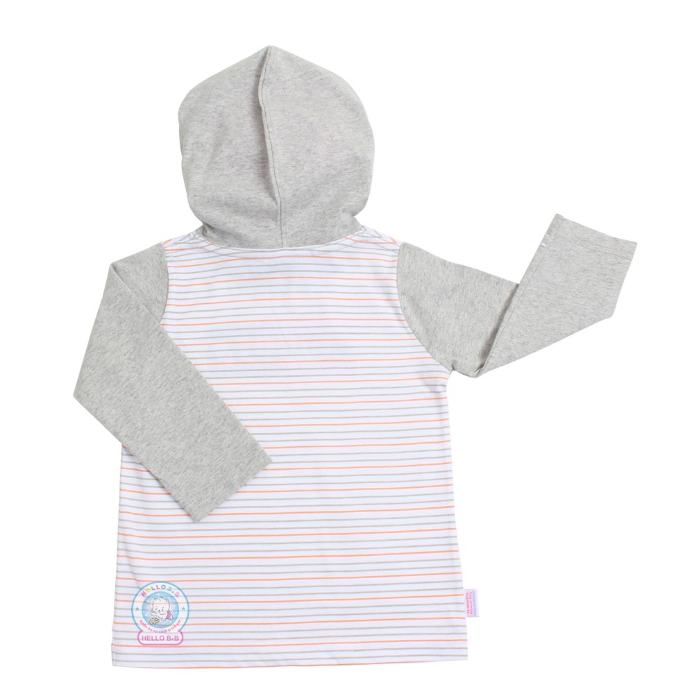 Áo Hoodie Sọc Xám AL1031 HELLO B&amp;B- HELLO BB