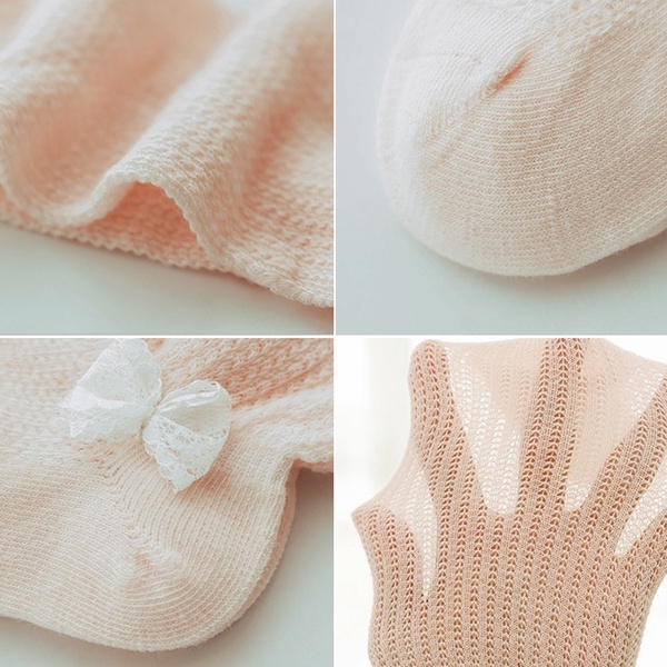 Tất/vớ dài - tất lưới dài qua gối cho bé gái từ sơ sinh đến 3 tuổi siêu xinh, mềm và nhẹ