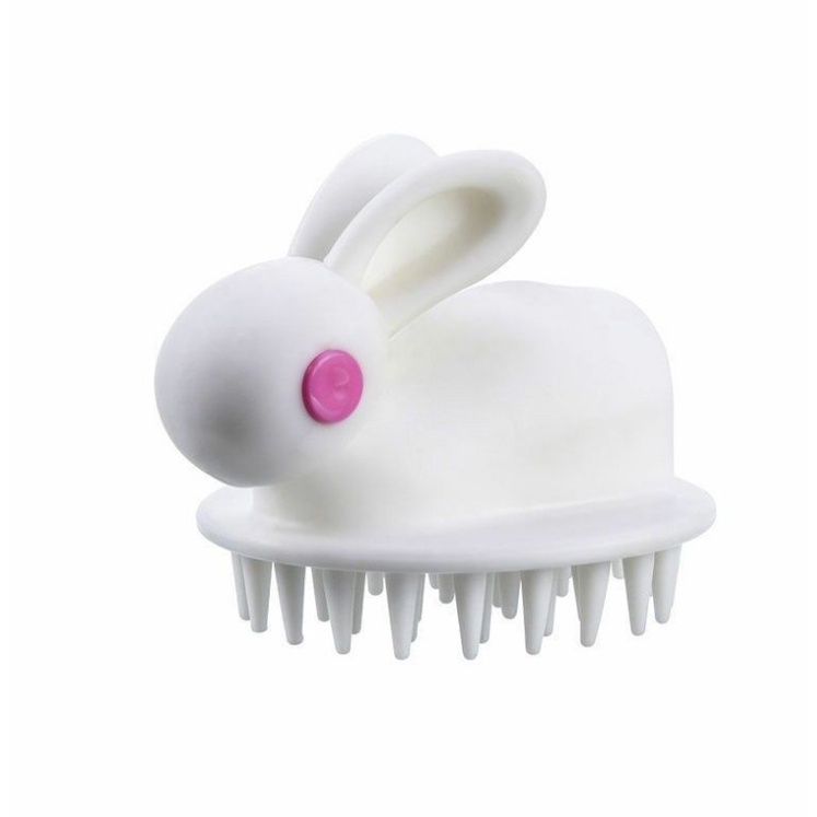 Lược Gội Đầu Massage Bằng Silicone Hình Thỏ Siêu Đáng Yêu - Lược Gội Đầu Kích Thích Mọc Tóc