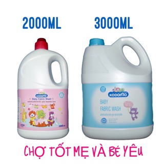 NƯỚC GIẶT KODOMO 3 LÍT XANH/HỒNG CHÍNH HÃNG THÁI LAN