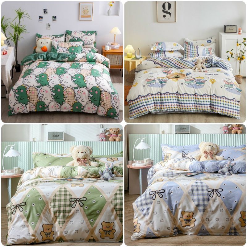 Bộ Chăn Ga Gối Cotton Poly Mẫu Mới 06