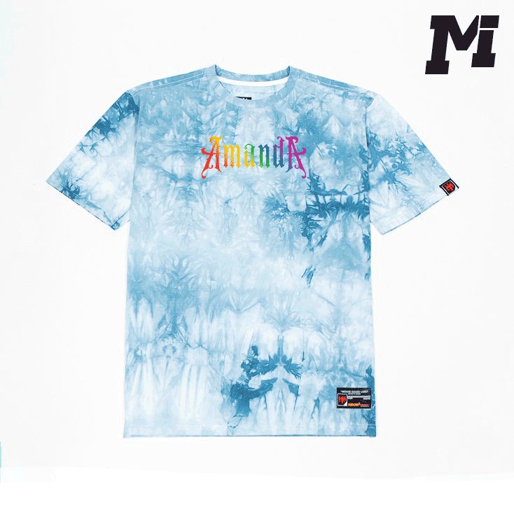 Áo thun loang màu form rộng tay lỡ nam nữ Phông tiedye Unisex phản quang Local Brand Chính Hãng Midori M Studio