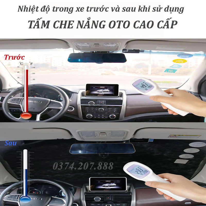 Bạt Che Nắng Ô Tô, Che Nắng Kính Lái Xe Hơi LEON OFFICIAL