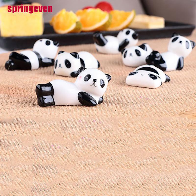 Giá Đỡ Đũa Bằng Sứ Hình Gấu Trúc Hoạt Hình Dành Cho Nhà Bếp