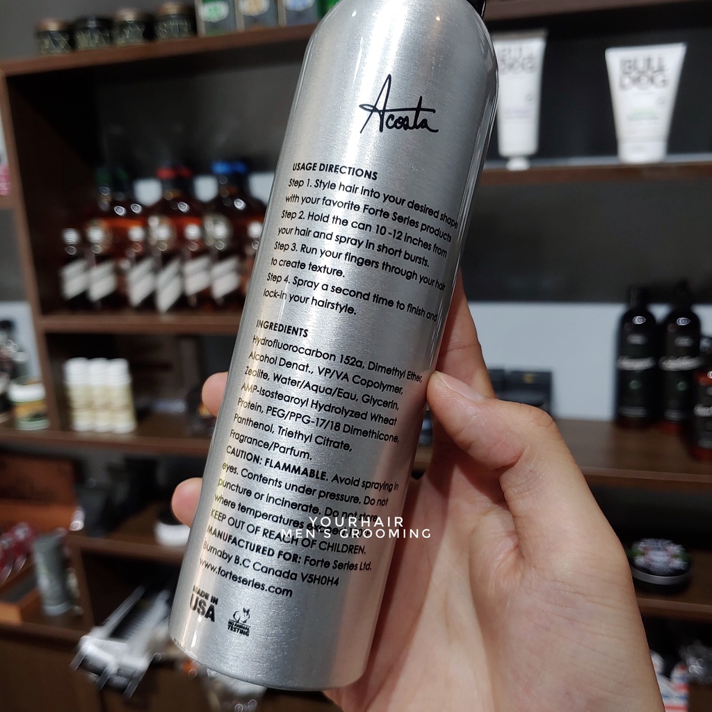 Gôm giữ nếp nhẹ Forte Series Texture Spray | MEDIUM HOLD - 198g