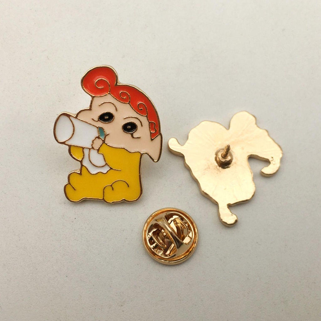 Huy Hiệu Cài Áo Hình Hoạt Hình Cậu Bé Bút Chì Shin-Chan Đáng Yêu