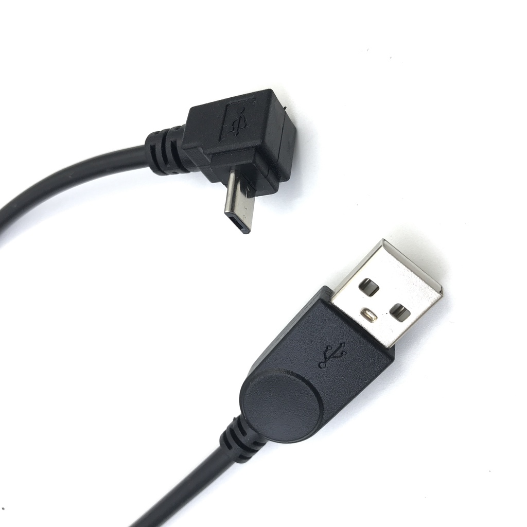 Cáp Chuyển Đổi Cổng Micro USB Bẻ Góc Vuông 90 Độ Dài 25cm 50cm Cho Máy Tính Bảng 5ft 1m