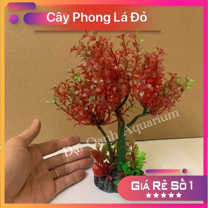 Cây Nhựa Thủy Sinh Trang trí Hồ Cá - Bể Cá Cảnh-Cây Cảnh Thủy Sinh Giả Trang Trí Bể Cá Sống Động