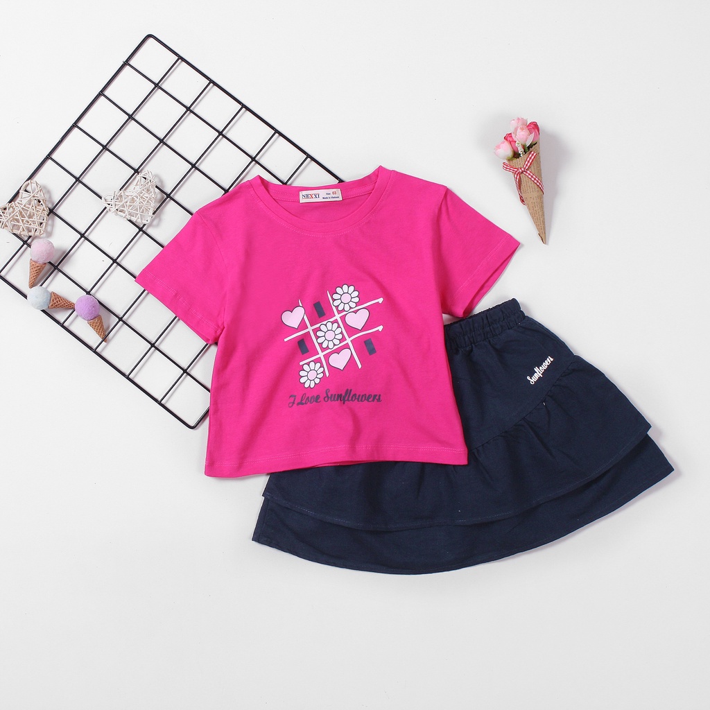 2208.SET VAY LINEN + AT SUN FLOWER