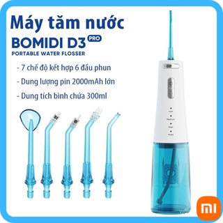 Máy tăm nước XIAOMI BOMIDI D3 PRO – máy tăm nước cầm tay làm sạch 7 chế độ dung tích 300ml