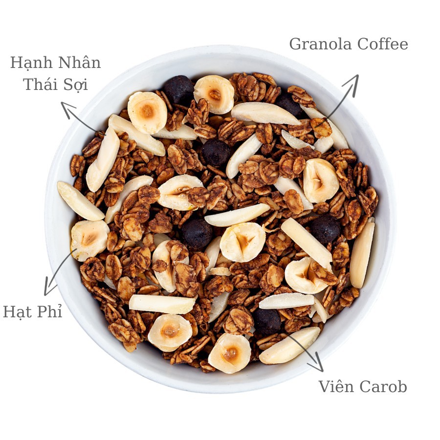 Granola ăn kiêng vị chocolate, Ngũ cốc ăn kiêng giảm cân by Lee's Farm | BigBuy360 - bigbuy360.vn