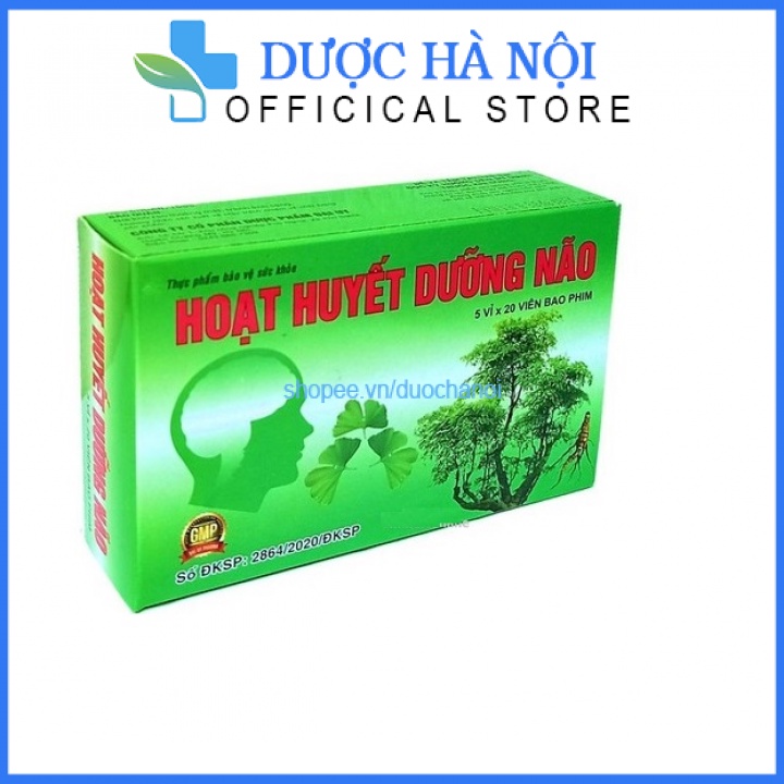 Combo 10 hộp Hoạt huyết dưỡng não tăng cường trí nhớ giúp hoạt huyết, tăng cường trí nhớ, tăng tuần hoàn máu – Hộp 100 v