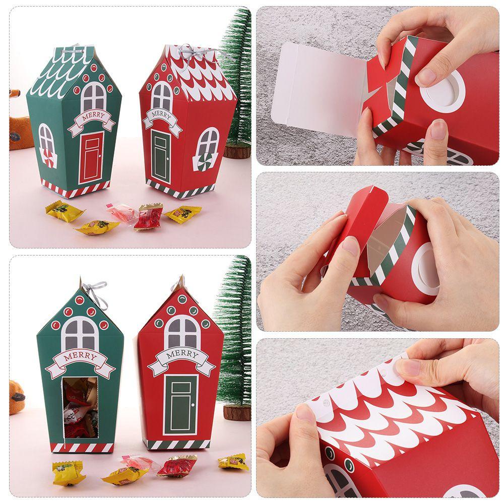 PINEVN Hộp Đựng Kẹo Trang Trí Cây Thông Giáng Sinh Năm Mới